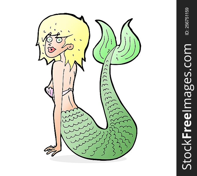 Cartoon Mermaid