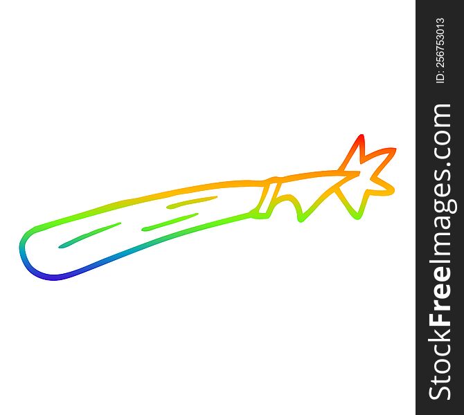 Rainbow Gradient Line Drawing Cartoon Craft Knife