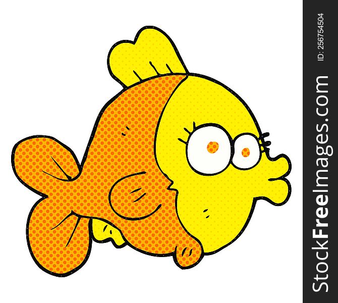 funny freehand drawn cartoon fish. funny freehand drawn cartoon fish