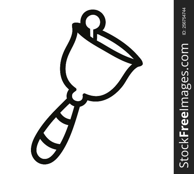 hand bell icon symbol