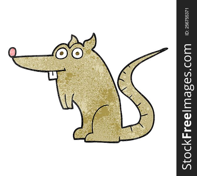 Textured Cartoon Rat