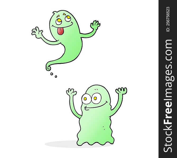 Cartoon Ghosts