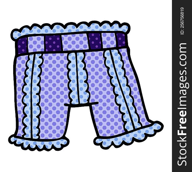 cartoon doodle underwear