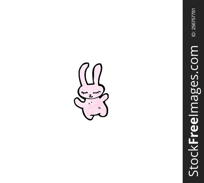 cute little rabbit cartoon