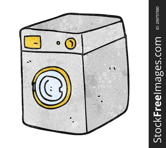 textured cartoon washing machine