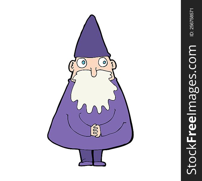 cartoon wizard