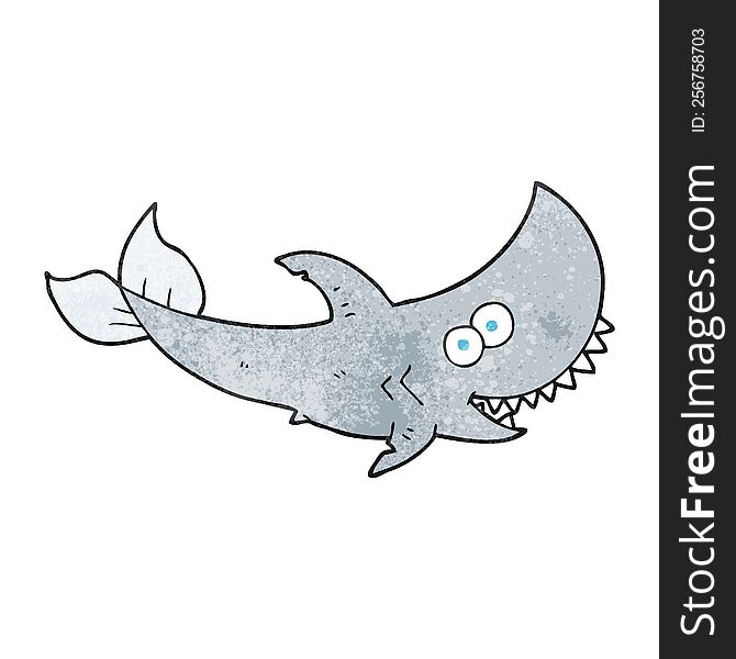 Textured Cartoon Shark