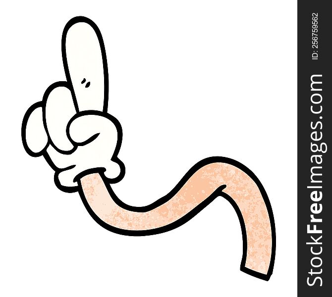 cartoon doodle hand gestures