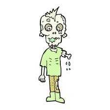 Cartoon Zombie Stock Photo