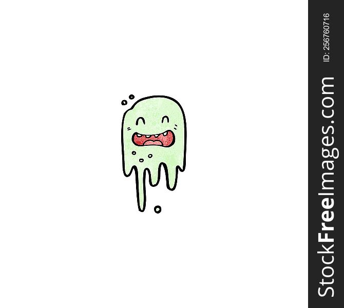 Cartoon Green Ghost