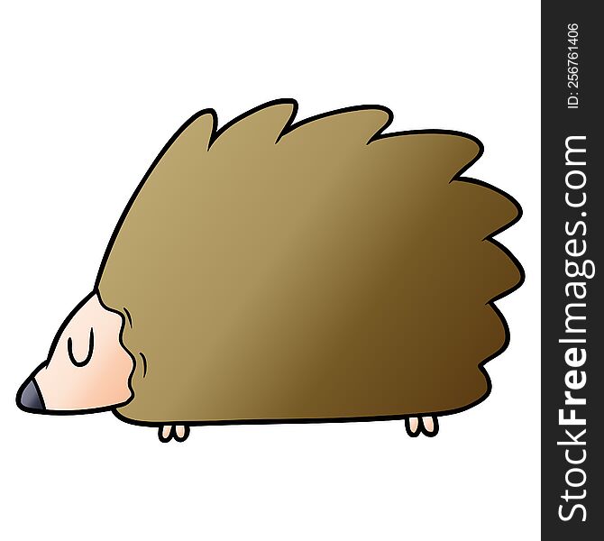 cartoon hedgehog. cartoon hedgehog