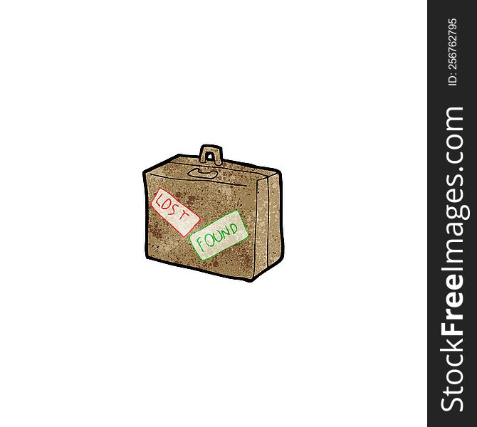 cartoon lost luggage
