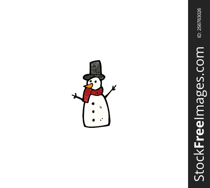 Cartoon Snowman