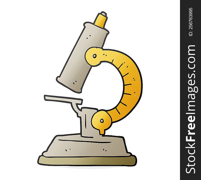 cartoon microscope