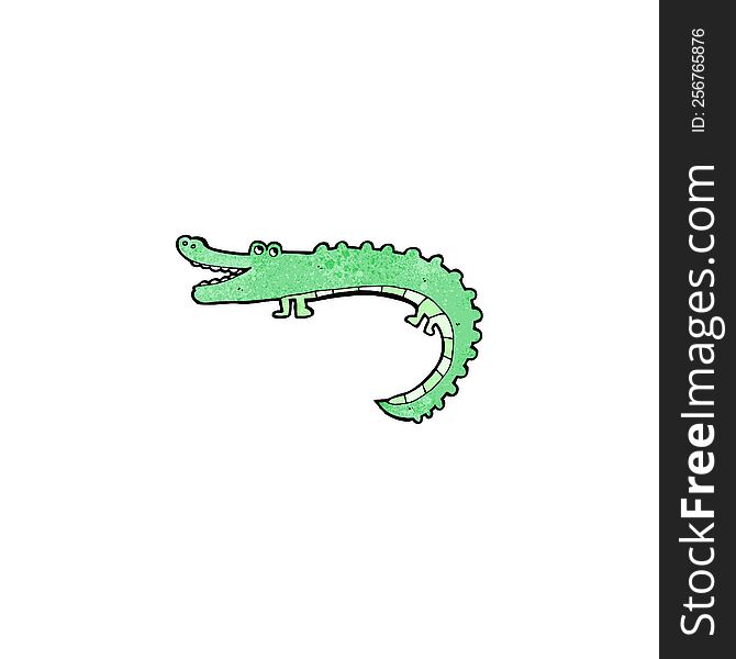 cartoon crocodile