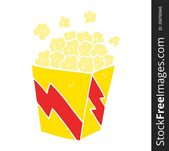 cartoon doodle cinema popcorn