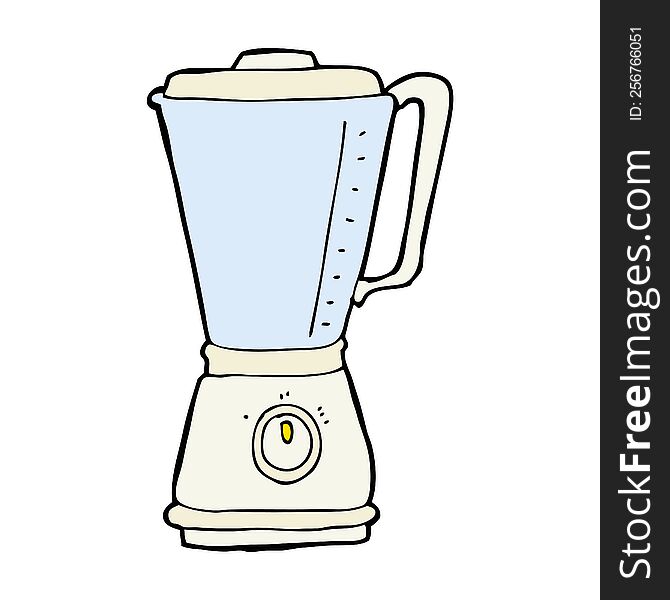 cartoon kitchen blender