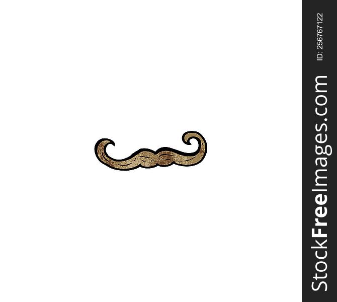 cartoon mustache