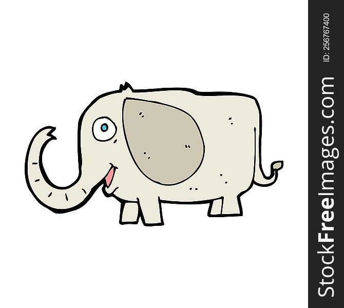 cartoon baby elephant