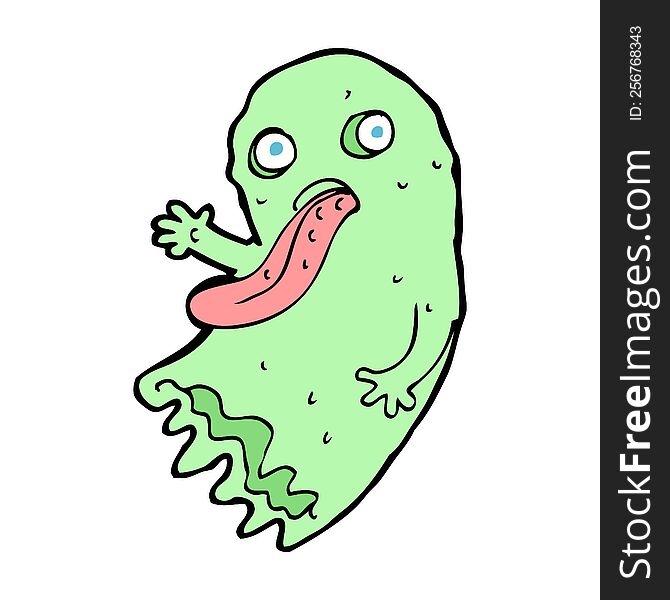 gross cartoon ghost