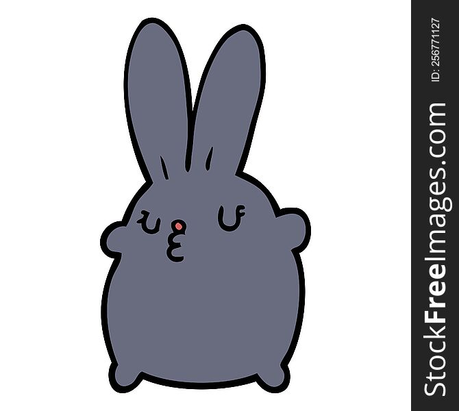 cute cartoon rabbit