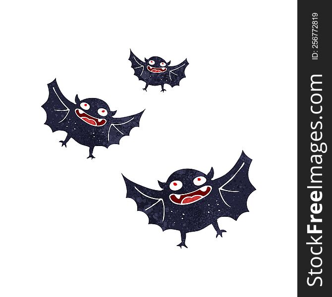 Cartoon Vampire Bats