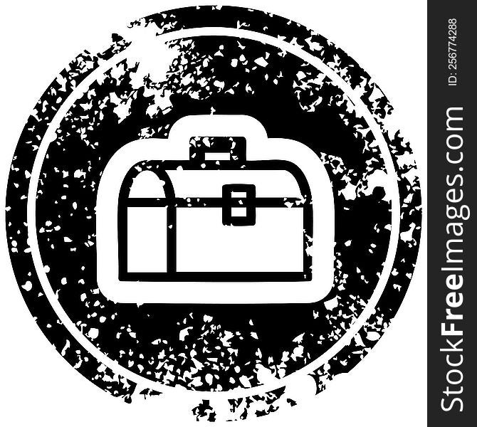 tool box distressed icon