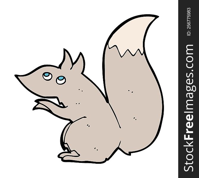 cartoon squirrel