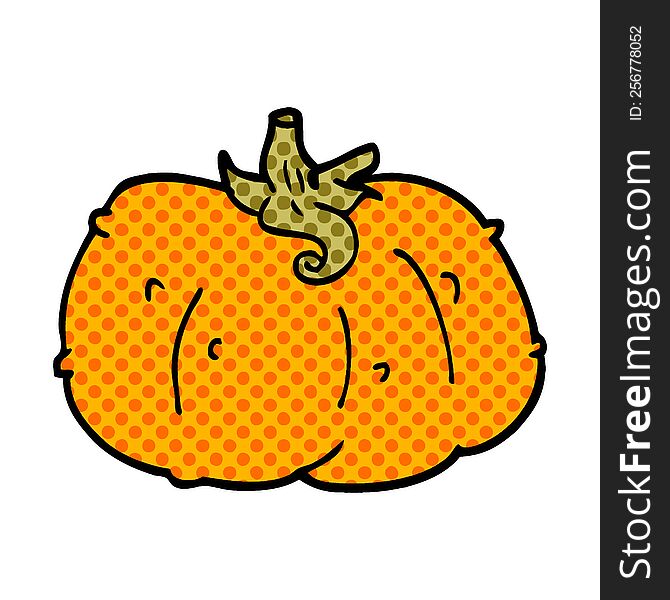 Cartoon Doodle Pumpkin