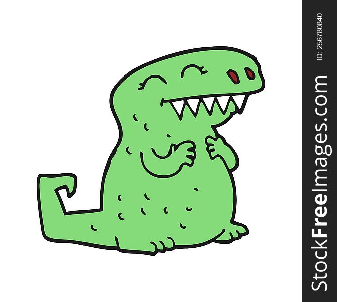 cartoon dinosaur