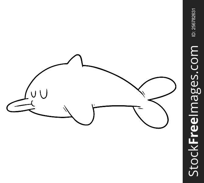 cartoon dolphin. cartoon dolphin