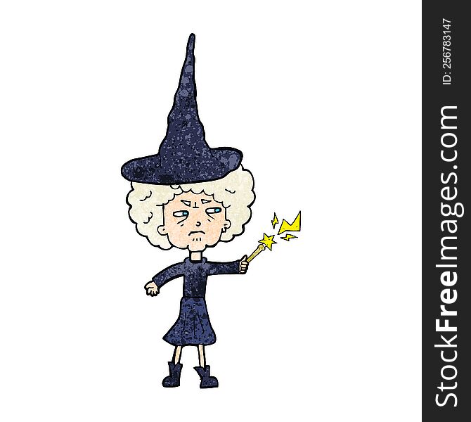 Cartoon Halloween Witch