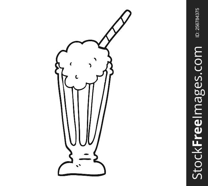 Cartoon Milkshake