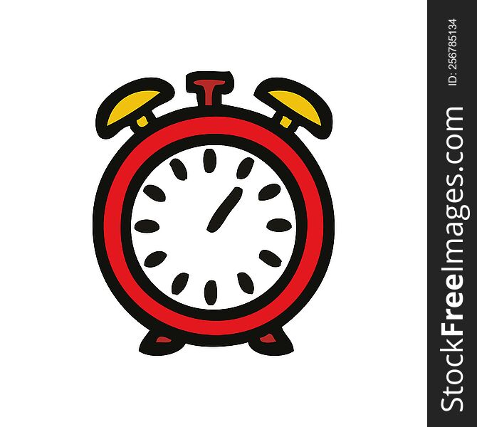 Cute Cartoon Alarm Clock