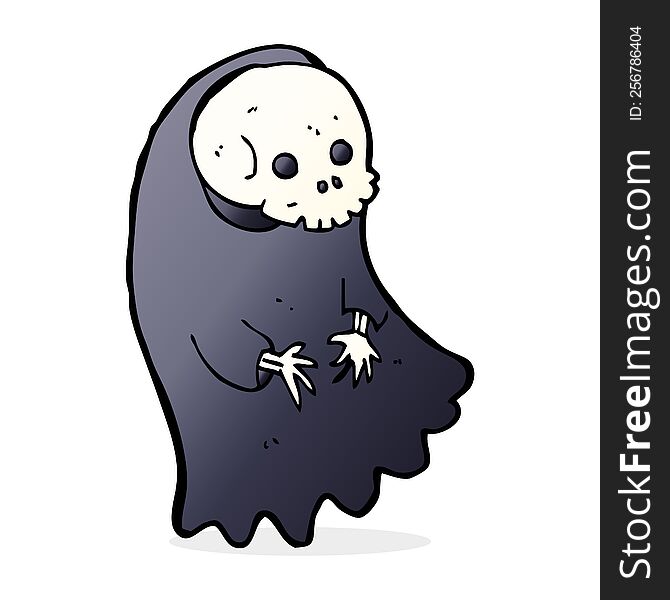 cartoon spooky ghoul