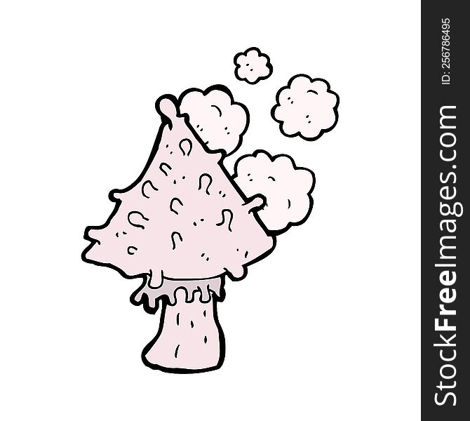 cartoon mushroom