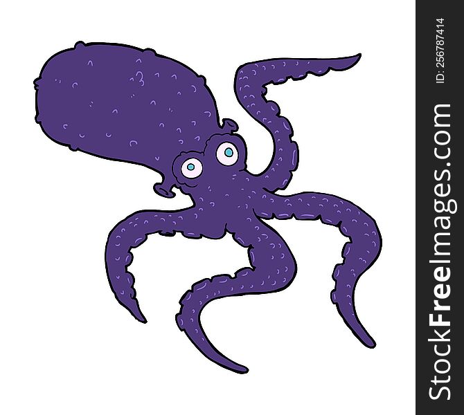 Cartoon Octopus