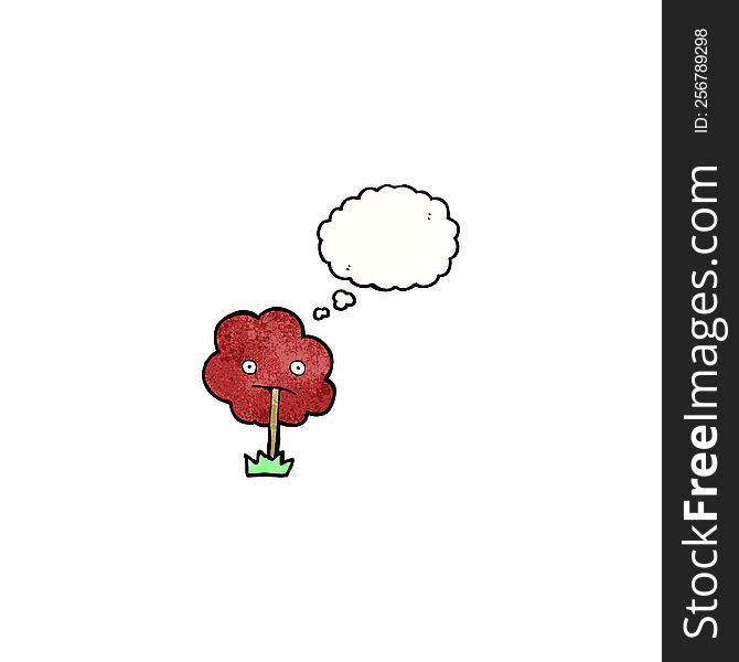 Cartoon Tree With Thought Bubble
