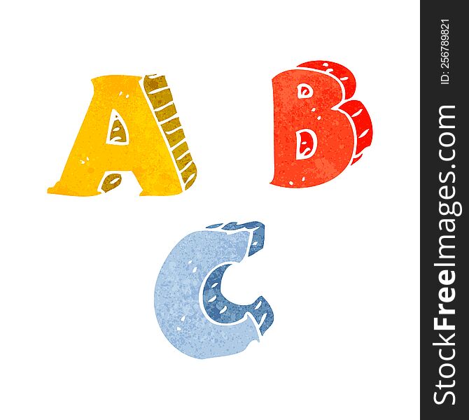 Cartoon ABC Letters