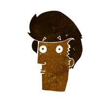 Free Cartoon Surprised Expression Stock Photo - 256797830