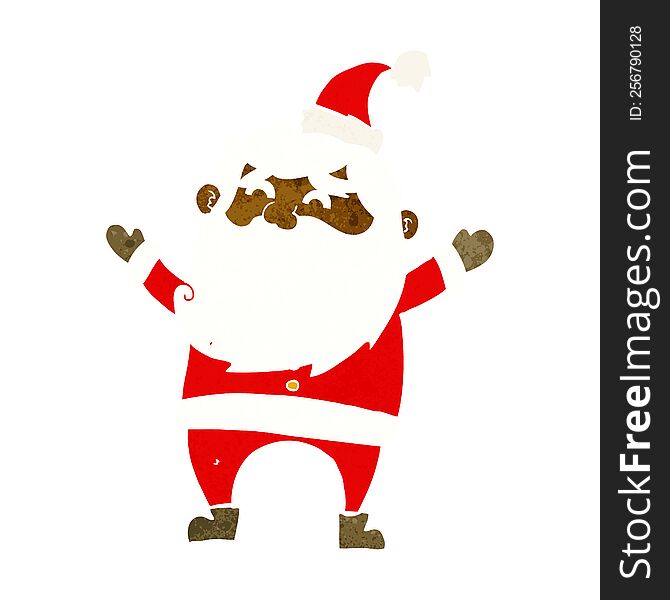 Cartoon Happy Santa Claus