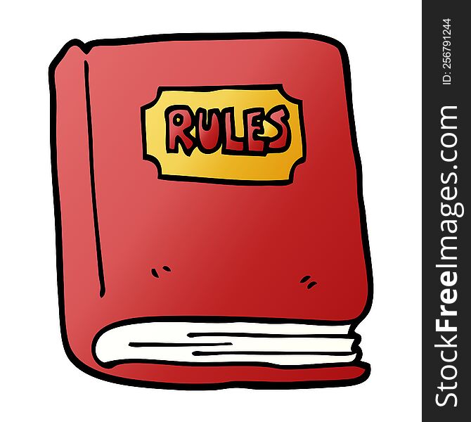 Cartoon Doodle Rule Book