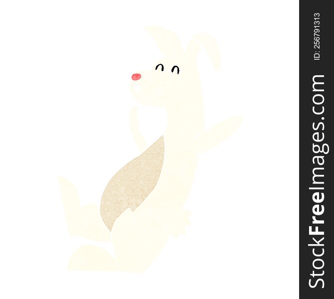 cartoon white rabbit