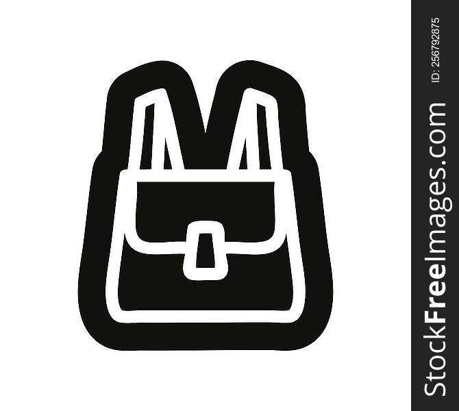 school satchel icon symbol