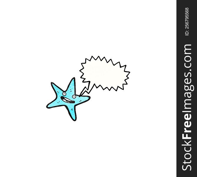 Starfish Cartoon Character