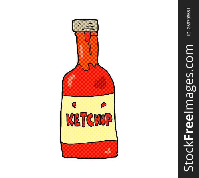 cartoon ketchup