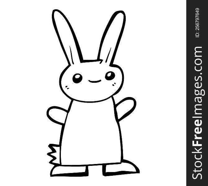 Cute Cartoon Rabbit