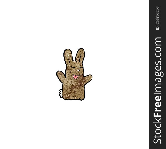 cartoon brown rabbit