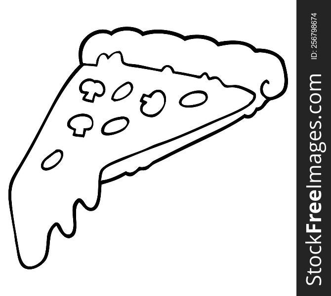 cartoon pizza slice