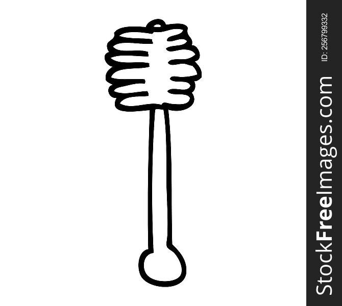 Line Drawing Cartoon Honey Spindle